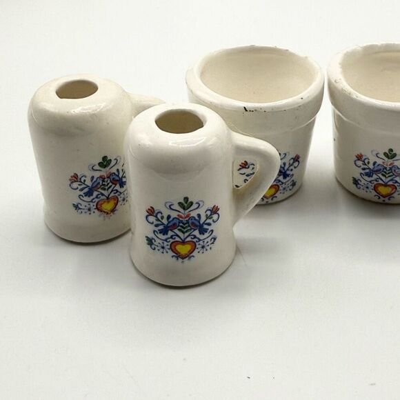 Unbranded Vintage Ceramic Dollhouse Furniture 1:12 Scale Teapot Teacup Pitcher S - Picture 2 of 7